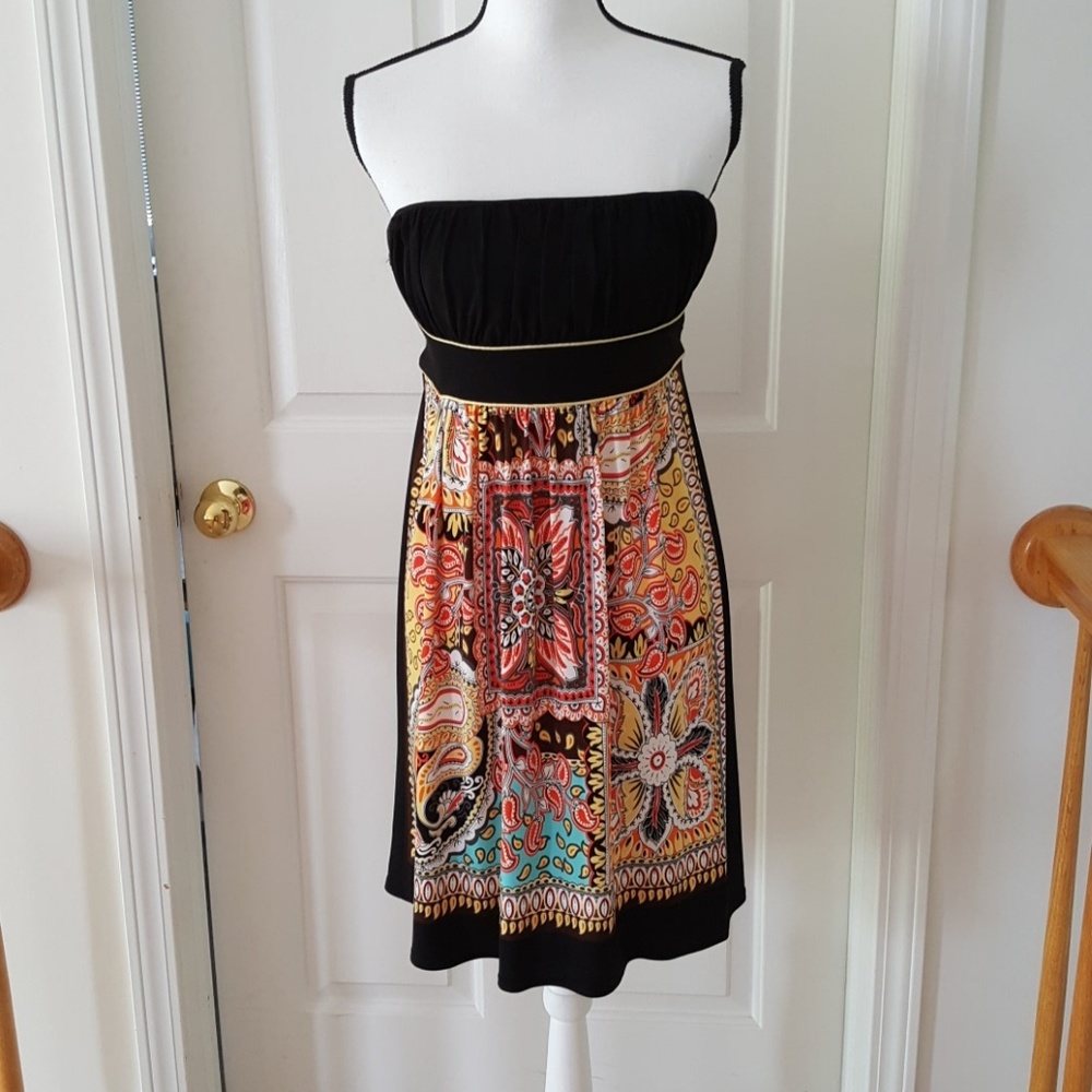 22:04   - City Triangles Strapless Dress